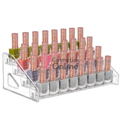 Suport pentru lacuri/ oje de unghii din acril cu 4 nivele STM01BB Transparent